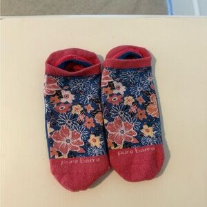 Pure Barre Red Sticky Socks